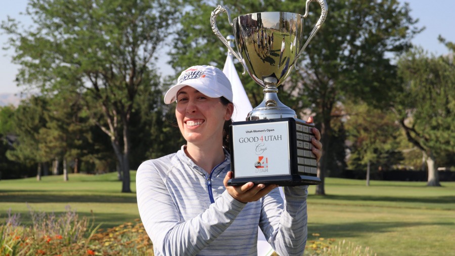 Emilee Hoffman trophy